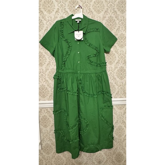 Kate Spade New York x Target Green Midi Dress NWT - Picture 9 of 11